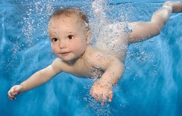 Baby in Swimming pool