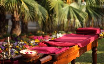 Ayurveda in India, wellness, yoga and meditation on the foothills of the Himalayas